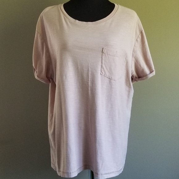 H&M Pocket Tee in Dusty Rose - Picture 5 of 7